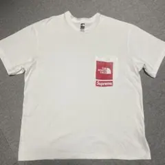 The North Face x Supreme ポケットTシャツ L ホワイト
