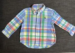 Ralph Lauren チェック柄 長袖シャツ 18M