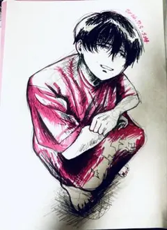 手描きイラスト オリジナル アナログイラスト えむくの世界 萌え絵 R18