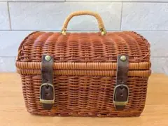 にわとり　かごバッグ　vintage　USED にわとり かごバッグ vintage USED - メルカリ