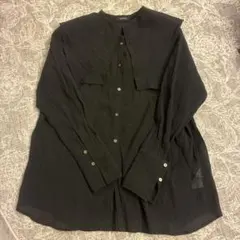 値下げ！JEANASIS ブラック ロングスリーブシャツのサムネイル