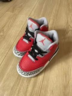 未使用 NIKEAir Jordan 14cmレッド/グレー