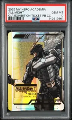 オールマイト PSA10 ヒロアカ 原画展 僕のヒーローアカデミア