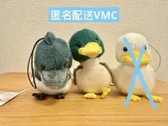 ぺたぺたアヒル隊たのしいかもVＭＣ　ぬいぐるみ　マスコット　2点セットのサムネイル