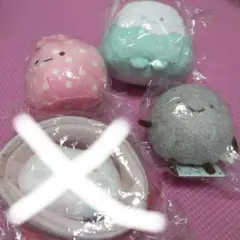 すみっこぐらしぬいぐるみSセット＆シーンぬいぐるみの一部