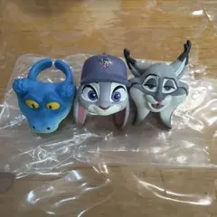 ズートピア　カプセルトイ　リング