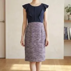 美品 UNITED ARROWS ラッフルスリーブコットンワンピース - メルカリ