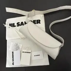 JIL SANDER / カンノーロ スモール ホワイト ショルダーバッグのサムネイル