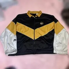 90s OLD NIKE 刺繍ロゴ トラックジャケット Y2K グランジ 短丈