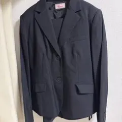 Venere 黒 リクルートスーツ　洋服の青山　リクルート　スーツ