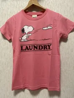 Laundry PEANUTS スヌーピー Tシャツ ピンク XSのサムネイル