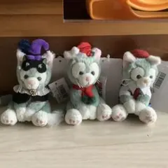 ディズニー　ジェラトーニ ぬいぐるみ ストラップ3点セット