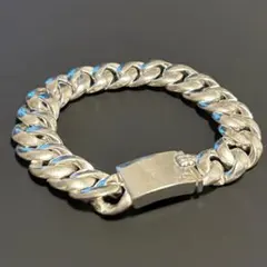 80s ヴィンテージ　メキシカンチェーン　極太ブレスレット　s925