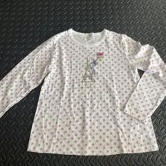 KUMIKYOKU 長袖カットソー 140 ドット柄　女の子　ロンT 送料無料