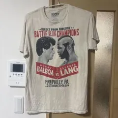 00’sROCKY３/ロッキー３、ロッキーVSクラバープリントＴシャツです。のサムネイル