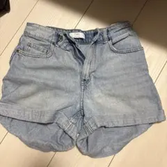 デニムショートパンツ ライトブルー