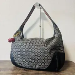 COACH コーチ ワンショルダーバッグ ホーボー シグネチャー ブラック