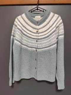 【美品】シャンブル tsukuru & Lim. 求心柄カーディガン