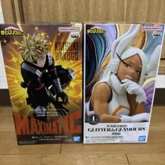 最新プライズフィギュア　僕のヒーローアカデミア　ヒロアカ　爆豪勝己、ミルコ