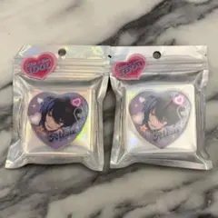 【匿名配送】あんスタ 朔間凛月 GIRA☆デコ ハート 缶バッジ 特典付