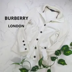 BURBERRY ホワイト カーディガン ノバチェック バーバリーのサムネイル