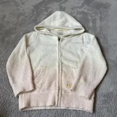 piqueジェラピケフード付きパーカー XS ホワイト