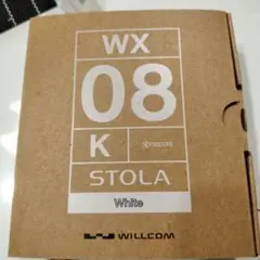 ★値下げ★　PHS　ウィルコム　STOLA　WX08K　ホワイト　京セラ