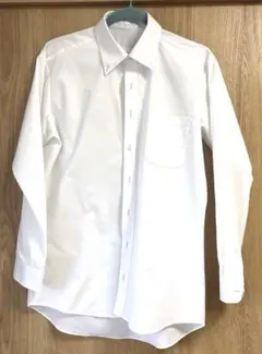 【中古】オリヒカ　ホワイト長袖シャツ Ｌ82