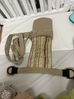北極しろくま堂 抱っこ紐 ベージュ ストライプ