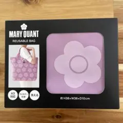 MARY QUANT エコバッグ ピンク A3対応