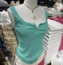 Brandy Melville タンクトップ ミントグリーン