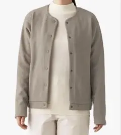 無印良品 フリースカーディガン L