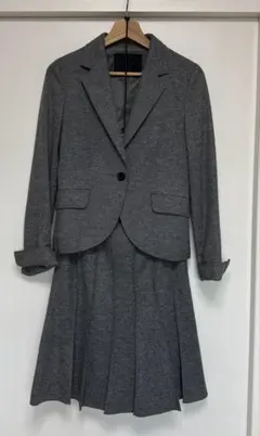 UNTITLEDグレー スカートスーツ ジャケットセット美品