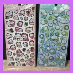 《K5》キャンディグリッターステッカー シマエナガ　もちもちパンダ