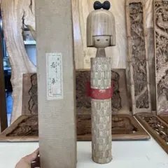 創作こけし 双鶴 宮下はじめ 置物 伝統工芸 - メルカリ