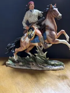 【正規品】Veronese Design ヴェロネーゼ 馬上のインディアン戦士