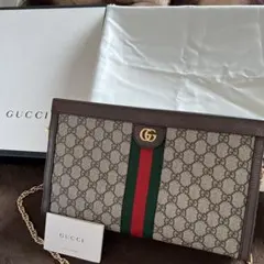 GUCCI オフディア ミディアム GG シェリーライン ショルダーバッグ