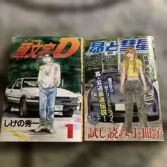 頭文字D 幻の復刻版 1巻 & 昴と彗星 試し読み小冊子　イニシャルD漫画