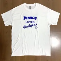 【未使用】PINK'S × LAドジャース Tシャツ LA限定 2017WS記念のサムネイル