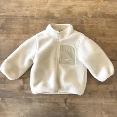 petit main フリースジャケット 90サイズ クリーム