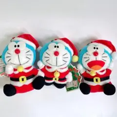 ドラえもん サンタ マスコット 平成レトロ サンタクロース ぬいぐるみ 3体 サンタ衣装のドラえもんぬいぐるみ 約20cm - メルカリ
