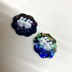 サンリオ ホログラムウサギシール 2枚セット　ツインエンジェル　rainbow