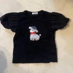 【現行品】familiar フリル袖 Tシャツ 120