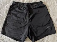 穿著次數5次■LYFT 光澤尼龍短褲■黑色 L 尼龍
