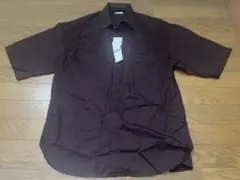 【新品未使用】GU / イージーケアオーバーサイズシャツ（5分袖） /Sサイズ