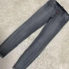 DSQUARED2 スキニーデニム ブラック系 38 キレイめ シンプル 着回し