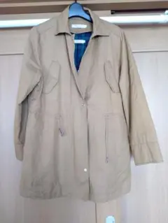 クロコダイル コート　М　裏地付き　ベージュ