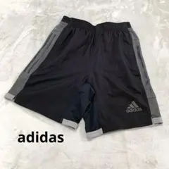 adidas アディダス ハーフパンツ 黒/グレー サイズS