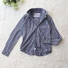 美品 フランクアンドアイリーン ギンガムチェックシャツ コットン 希少 XXS