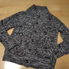 【美品】CONFIRM ニット　カーディガン　Mサイズ ブラック